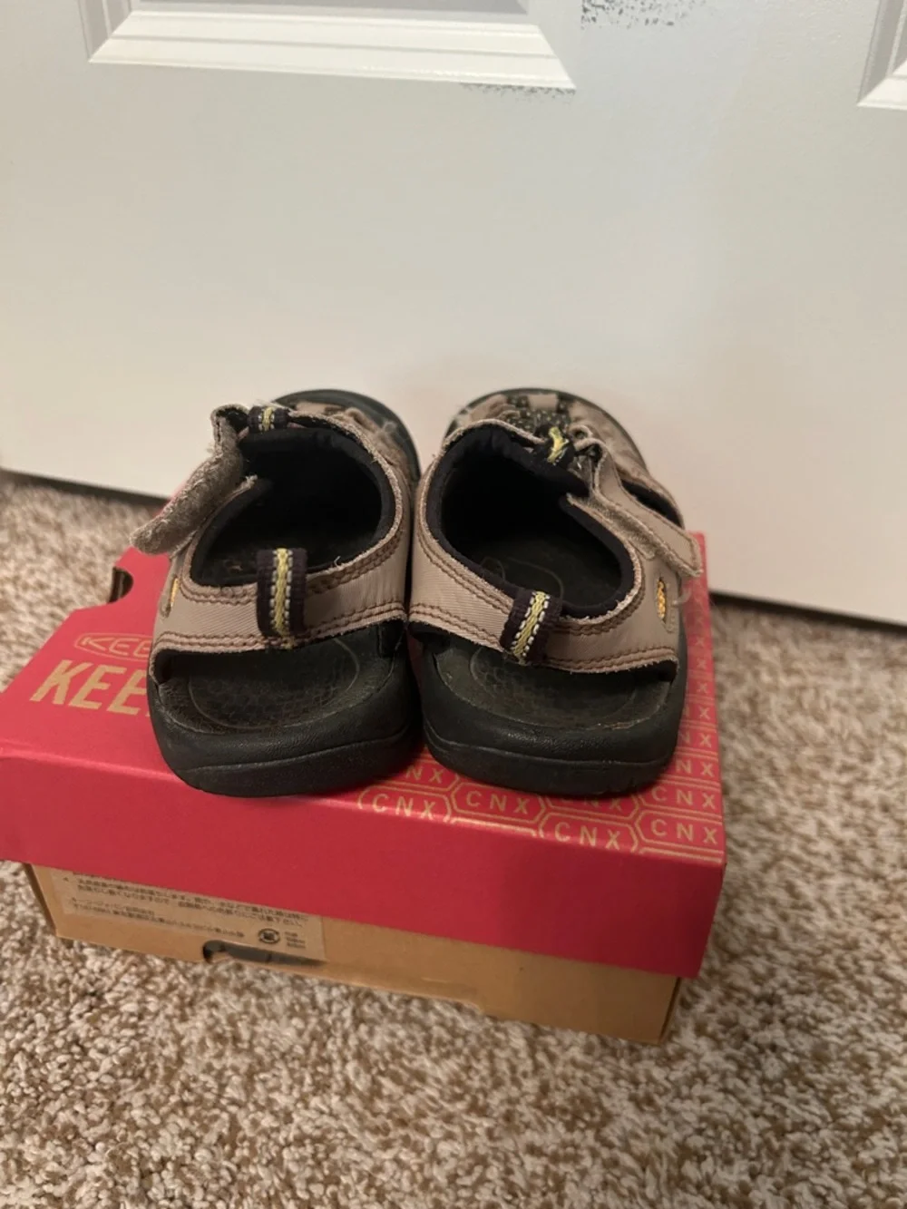 Keen Kids Tan Closed-Toe Outdoor Sandals
